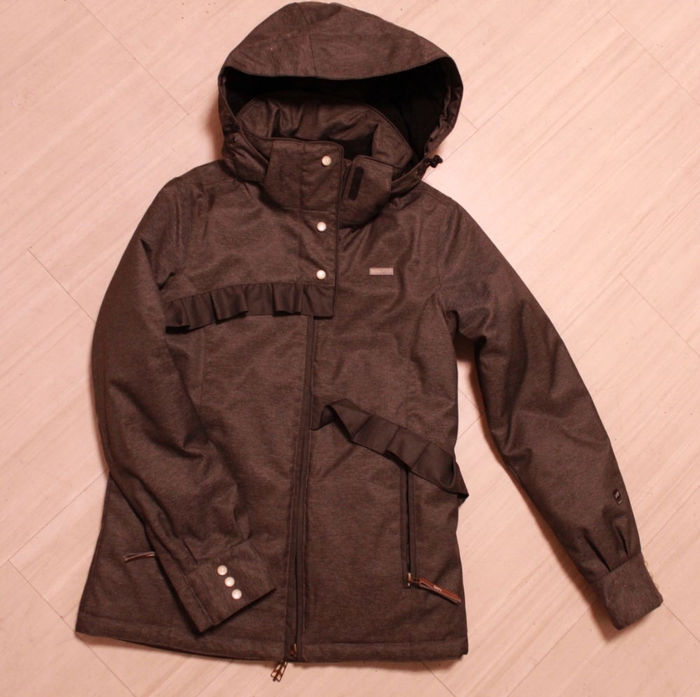 Orage Kids Puffer Jacket in Charcoal